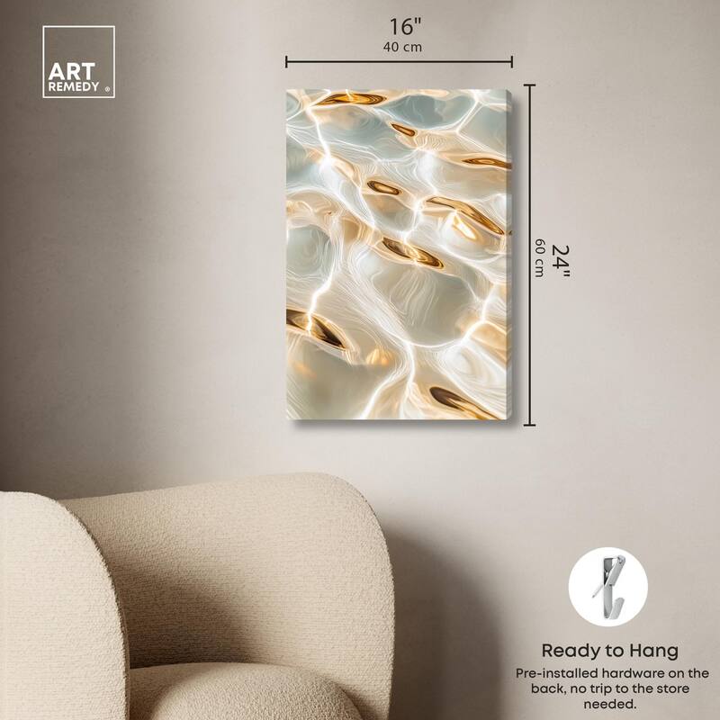 Light Reflections I Canvas by Art Remedy, Gallery Wrapped