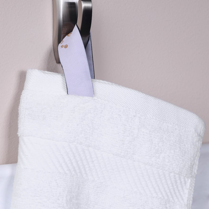 Superior Kendell Egyptian Cotton Solid Medium Weight Bath Towel Set of 2