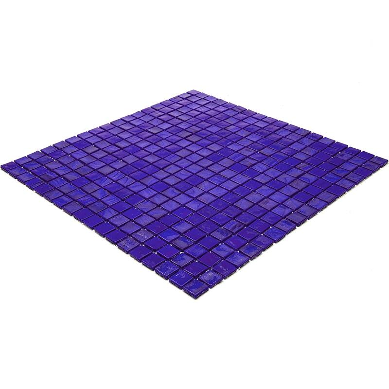Apollo tile 12" x 12" Skosh Glossy Royal Blue Glass Tile (18.69 sq ft/case) - 20 Pack