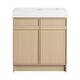 preview thumbnail 60 of 74, Bathroom vanity with resin countertop 30 in - Oak