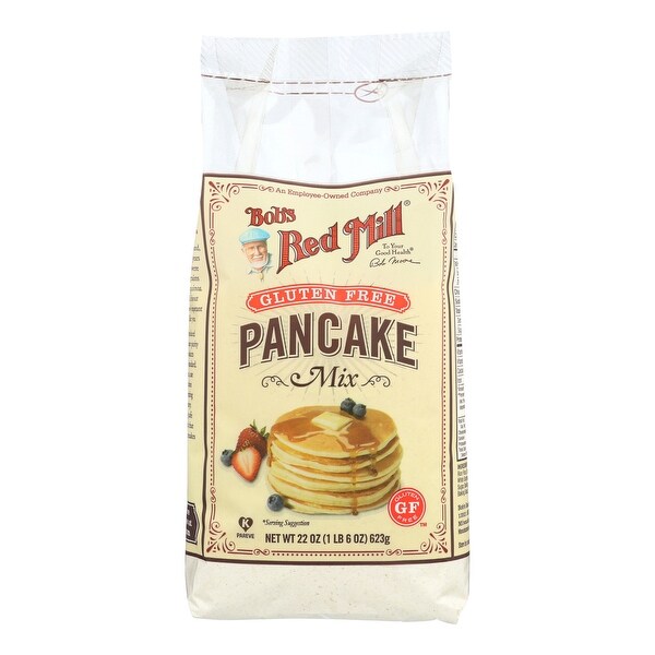 Bob's Red Mill Gluten Free Pancake Mix - 22 oz - Case of 4