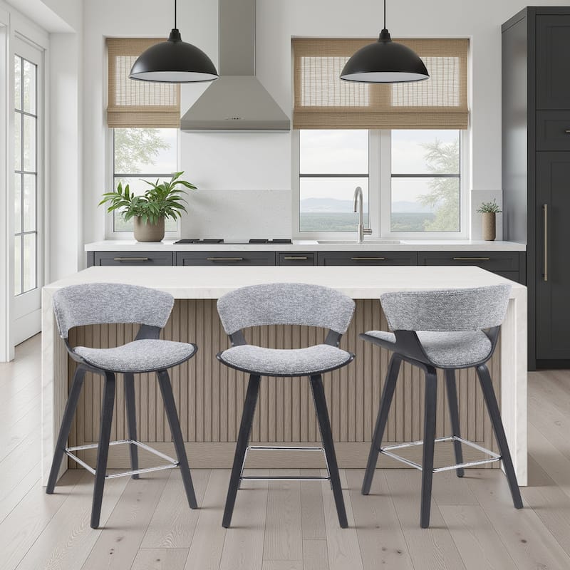 Jagger Modern Counter Height Bar Stool, Counter Chair with Wood Frame