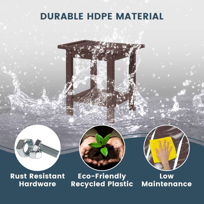 Anapolis Poly Shower Bench