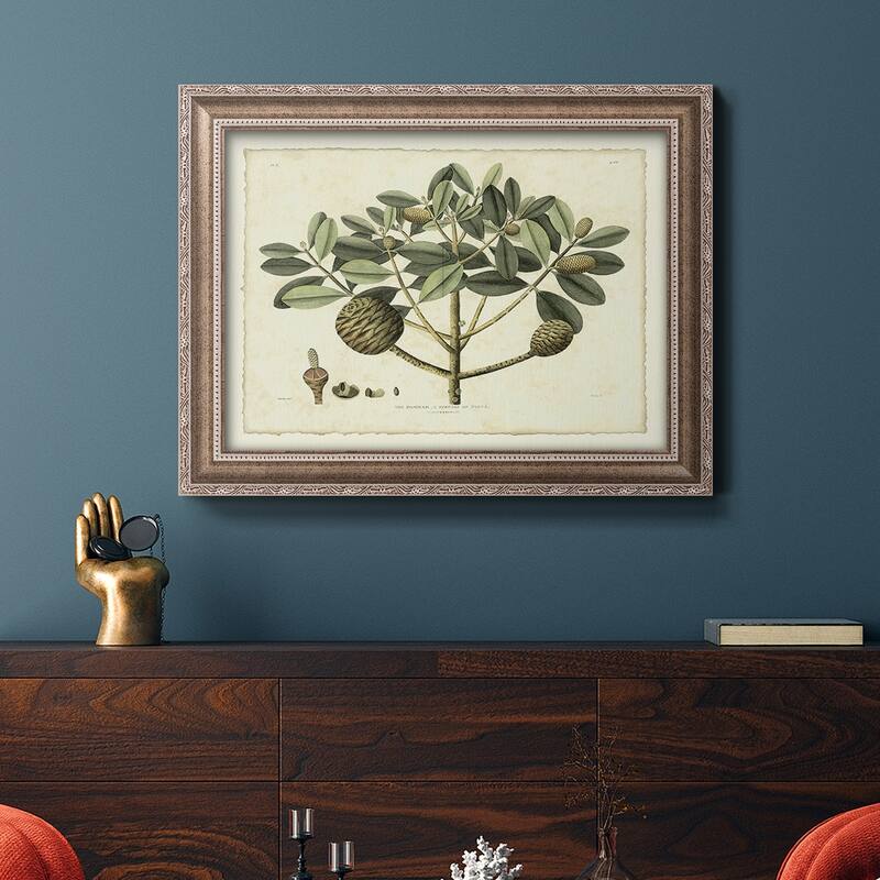 Delicate Botanical IV Premium Framed Canvas- Ready to Hang