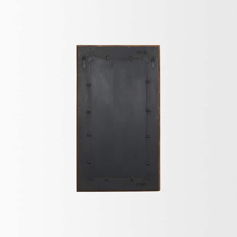 Bennet Small Rectangle Reclaimed Wooden Mirror