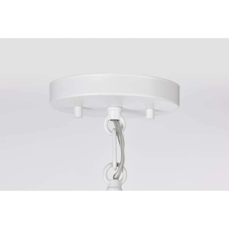 Alexis 1 Light Small Pendant Matte White Finish - Matte White