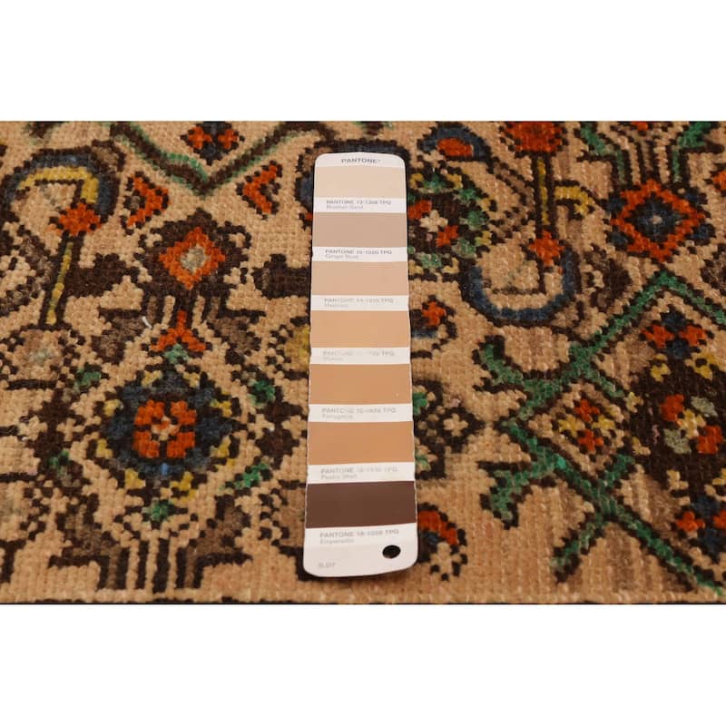 ECARPETGALLERY Hand-knotted Anatolian Vintage Tan Wool Rug - 3'3 x 13'4