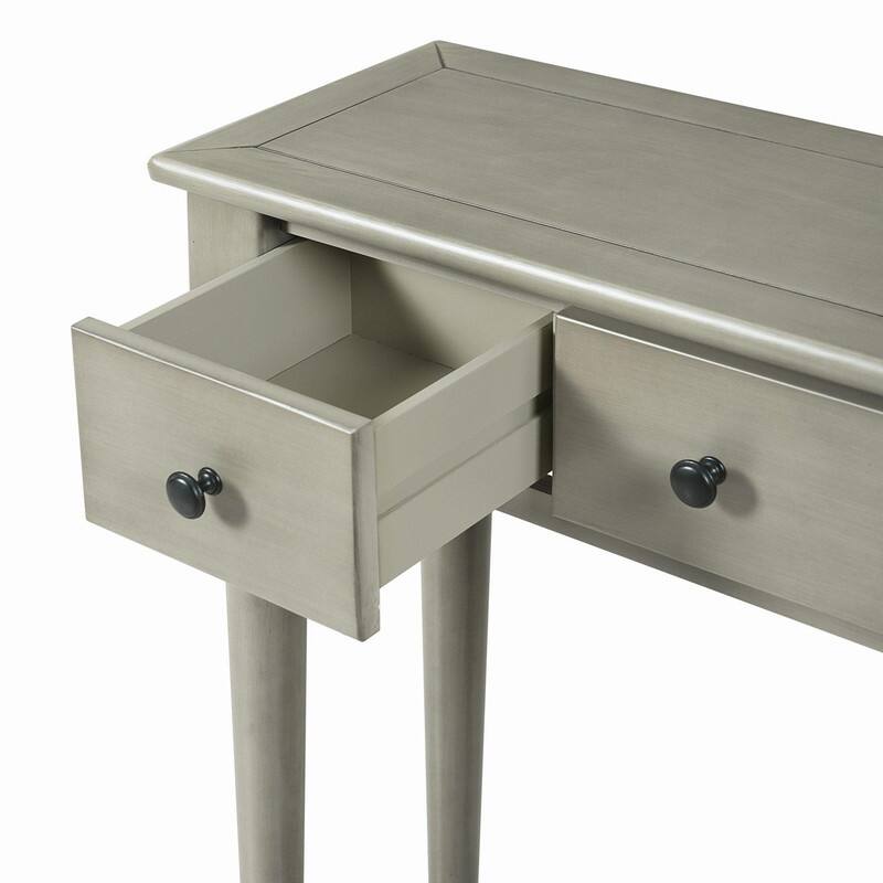 Infinitia 60" Console Table with 4 Drawers and Open Shelf
