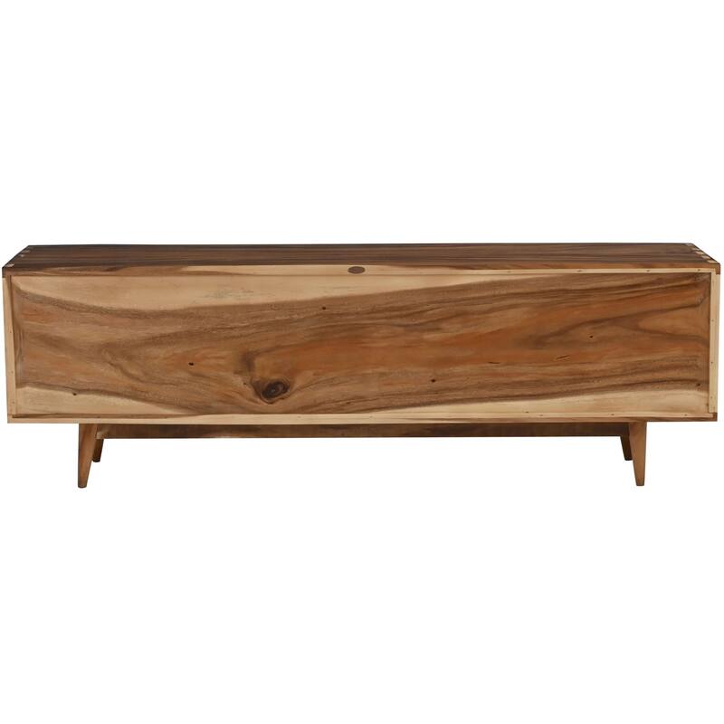 Marsonia Live Edge Suar Wood Media Center/Buffet with 2 doors/4 drawers