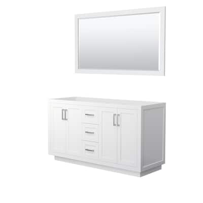 Miranda Bathroom Vanity Cabinet, 58-Inch Mirror