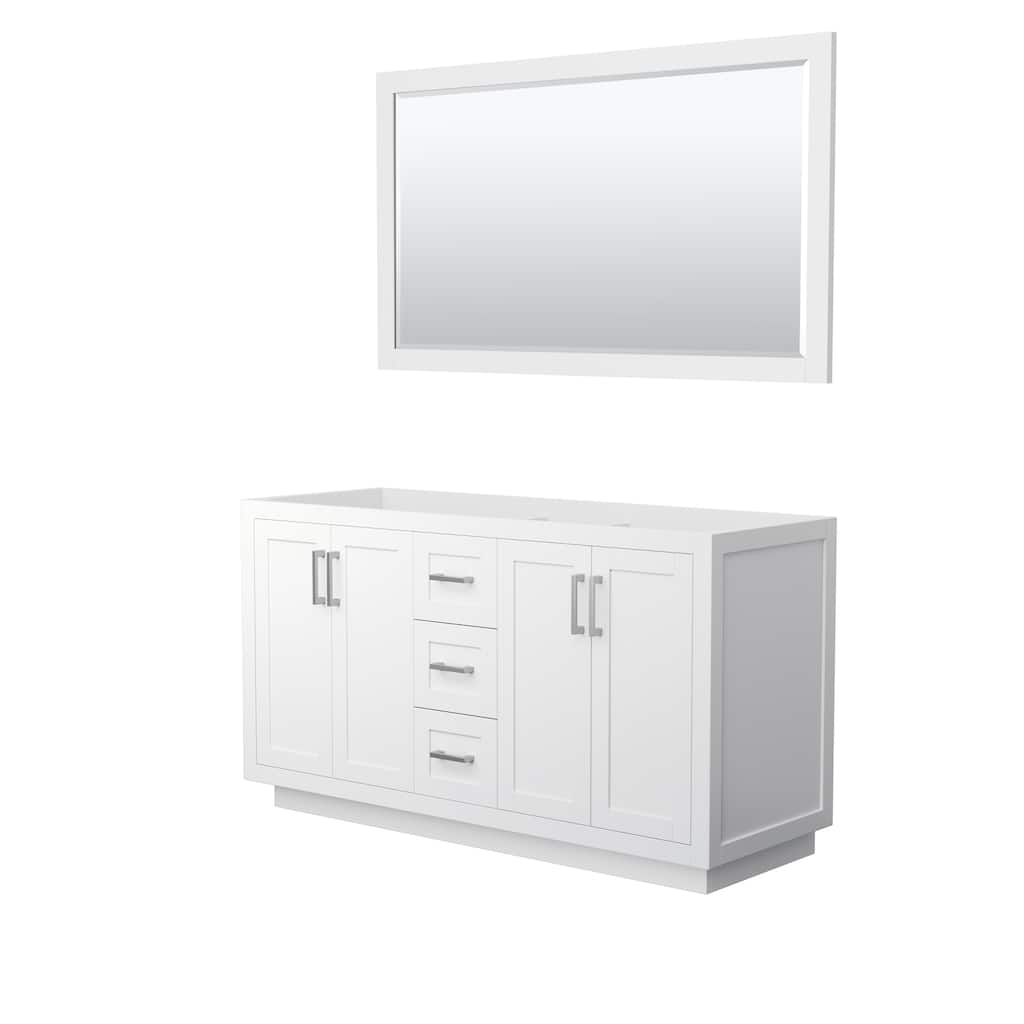 Miranda Bathroom Vanity Cabinet, 58-Inch Mirror