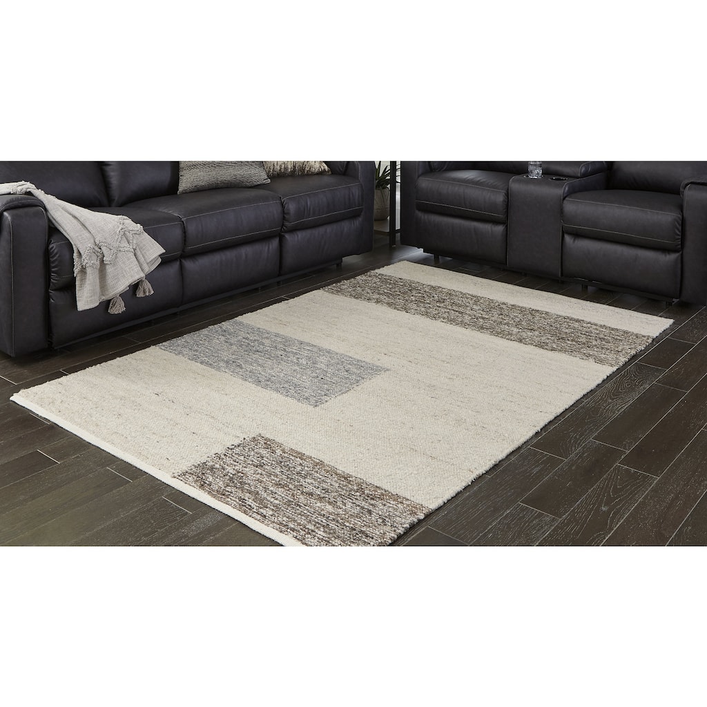 Signature Design by Ashley Barus Beige/Brown/Grey Rug