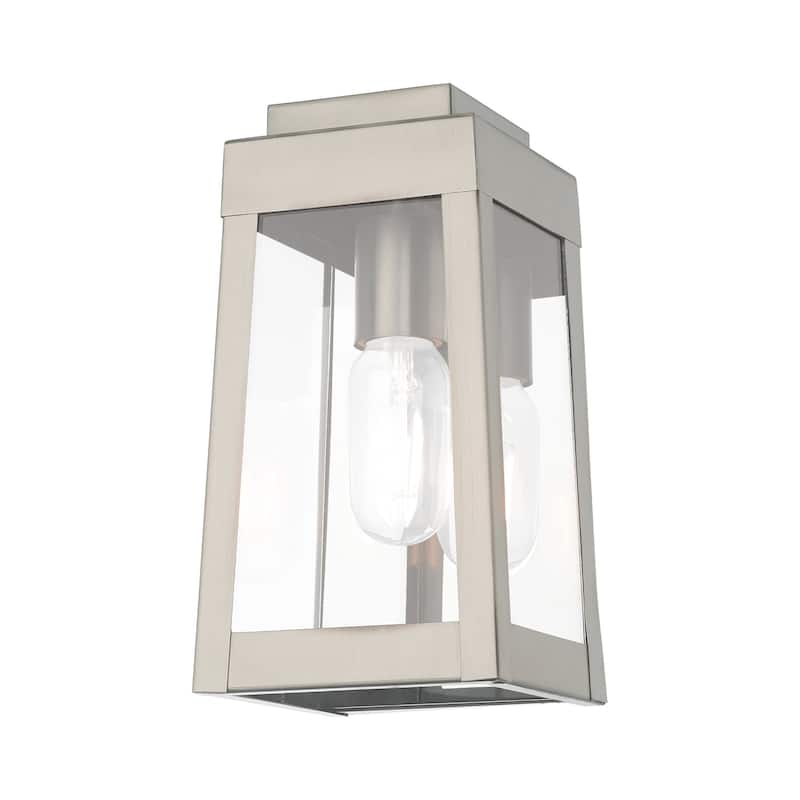 Livex Lighting Oslo Single Light 10" Tall Outdoor Wall Sconce
