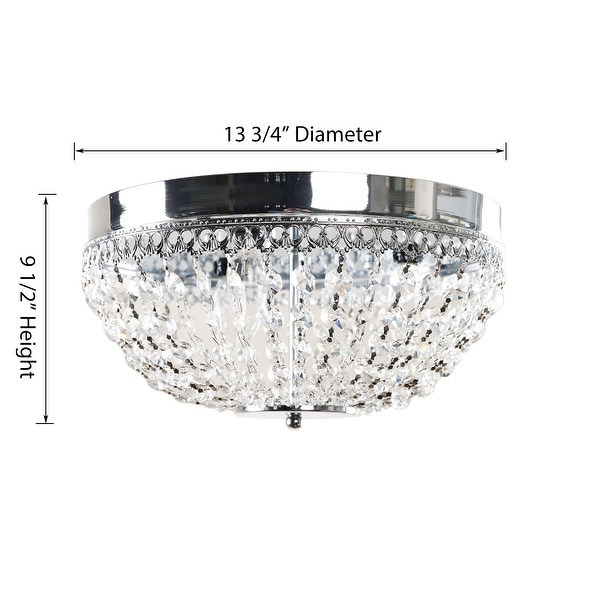 Erhard 3 Light 13.7 Flush Mount Rosdorf Park