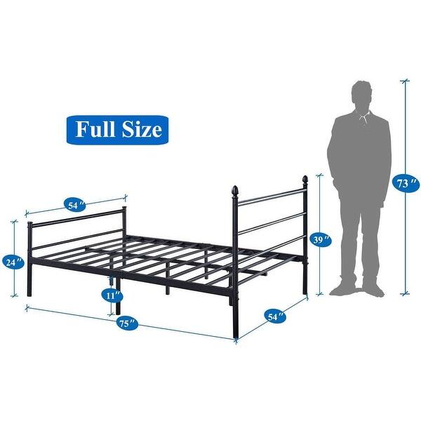 Shop Black Friday Deals On Vecelo Metal Platform Bed Frame With Headboard And Footboard Overstock 12679455