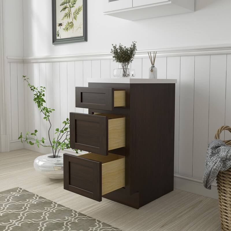 Vanity Art 15 Inch Bathroom Vanity Cabinet