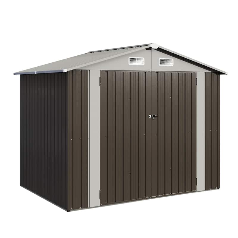 Metal Outdoor Storage Shed 8'x 6'