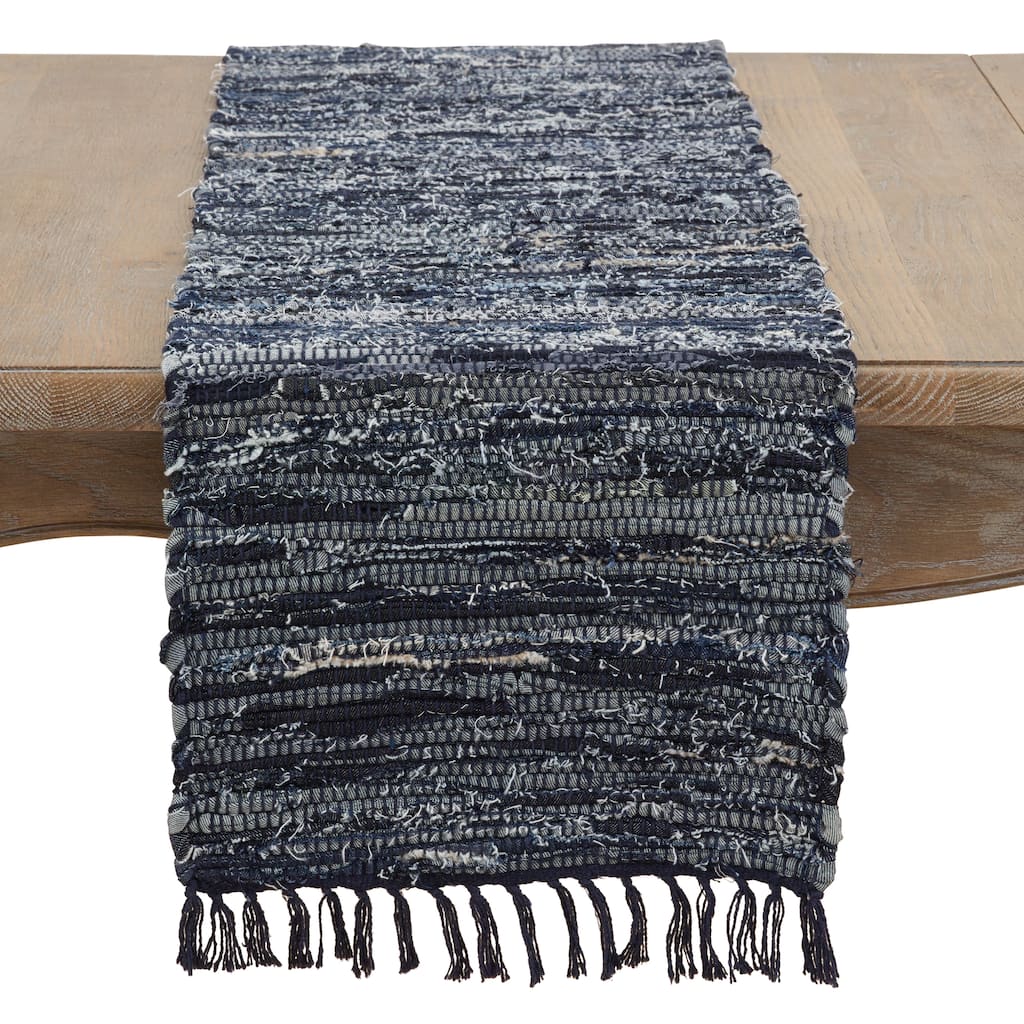 Denim Chindi Table Runner