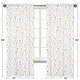 preview thumbnail 5 of 3, Sweet Jojo Designs Boho Floral Garden Flower Girl 84in Window Treatment Curtain Panel Drapes Pair Watercolor Bohemian Farmhouse
