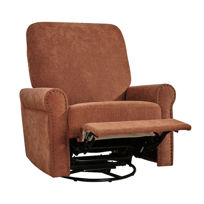 Heido 360 Degree Swivel Glider Manual Recliner Leisure Sofa Chair