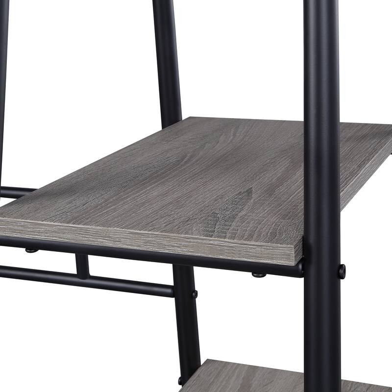 Frame Works 40" Desk with Two Storage Shelves