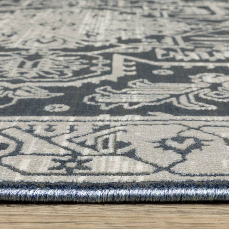 HomeRootsMedallion Traditional Runner Area Rug