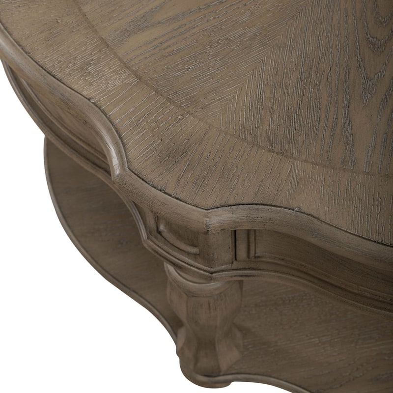 Magnolia Manor Weathered Bisque Optional 3 Piece Cocktail Table Set