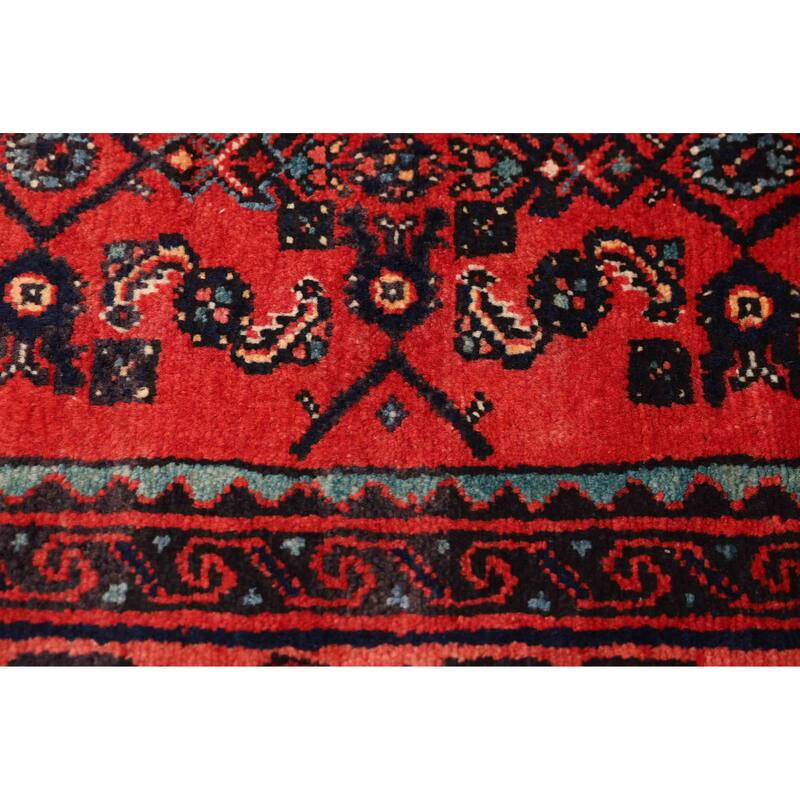 ECARPETGALLERY Hand-knotted Andelz Red Wool Rug - 5'1 x 9'4