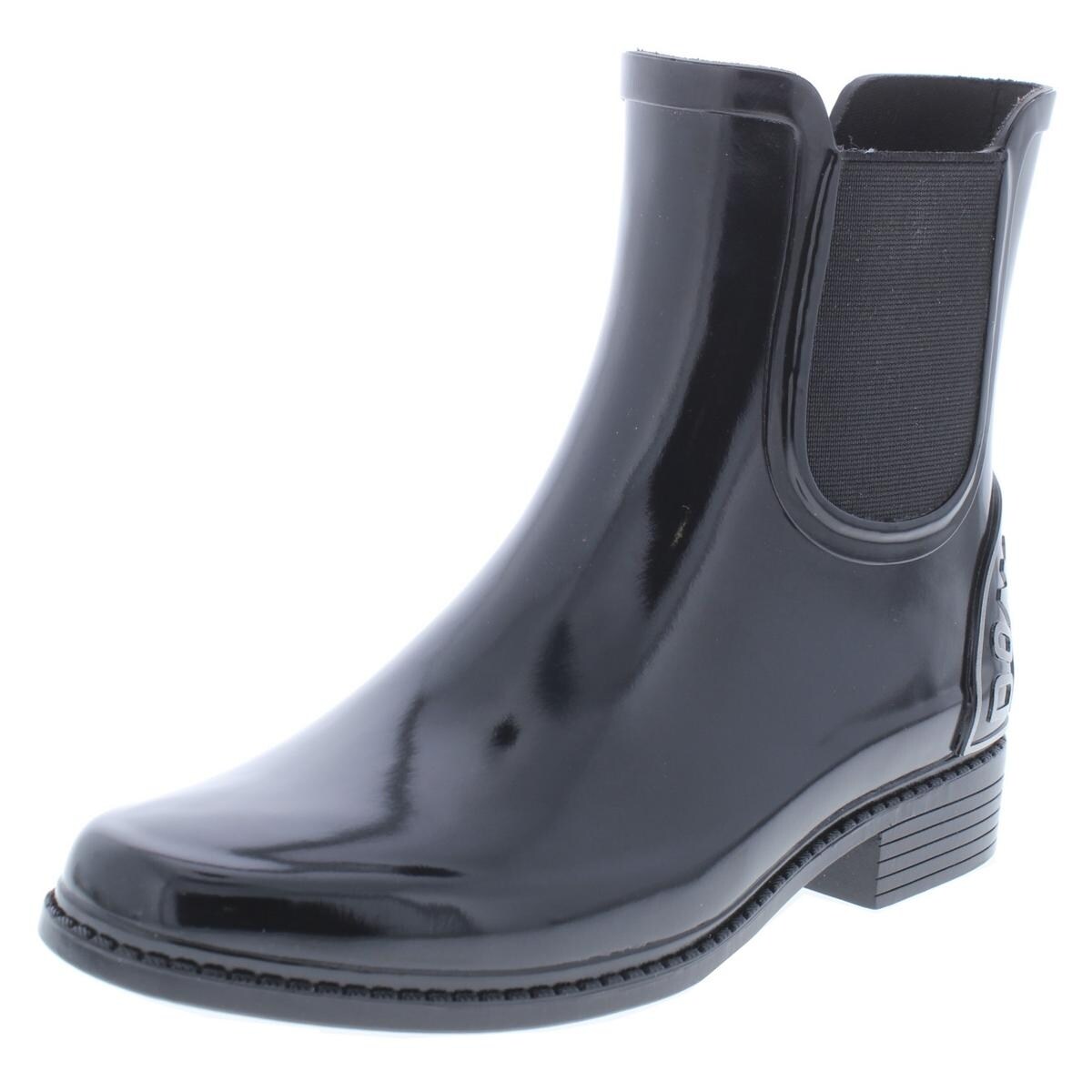 donna karan rain boots