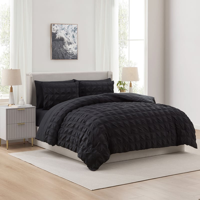 Empyrean Modern Comforter Seer Sucker