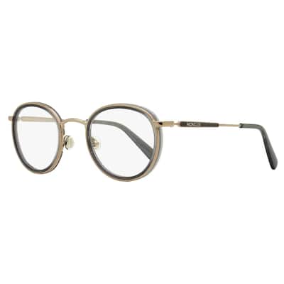 Moncler Unisex Oval Eyeglasses - Lens Width: 49 mm, Lens Height: 42 mm