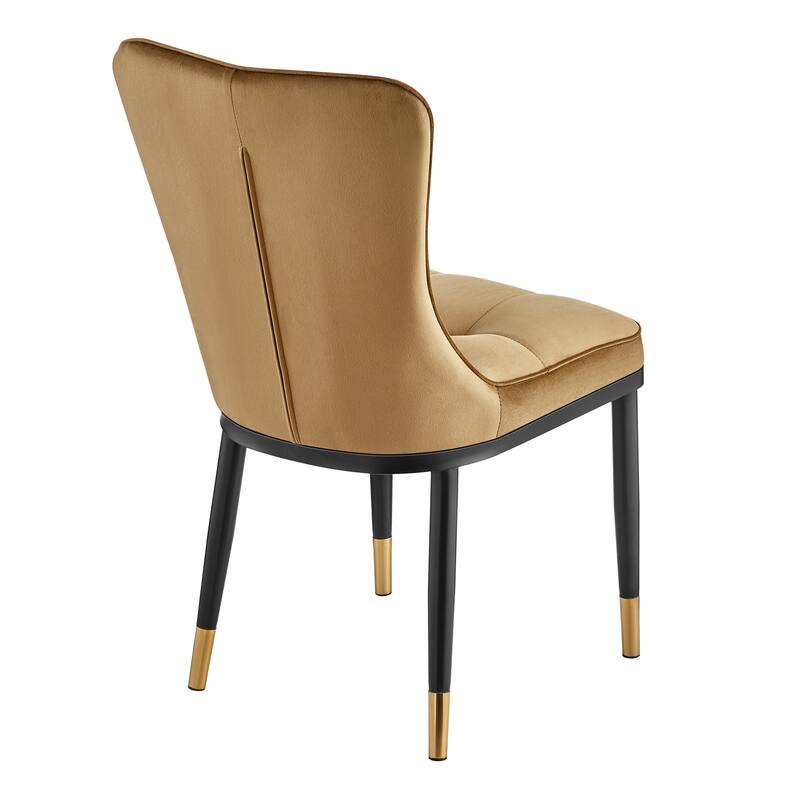 Modern Velvet Upholstered Dining Chairs, Set of 2/4 - 35.8"H x 18.9"W x 23.2"D