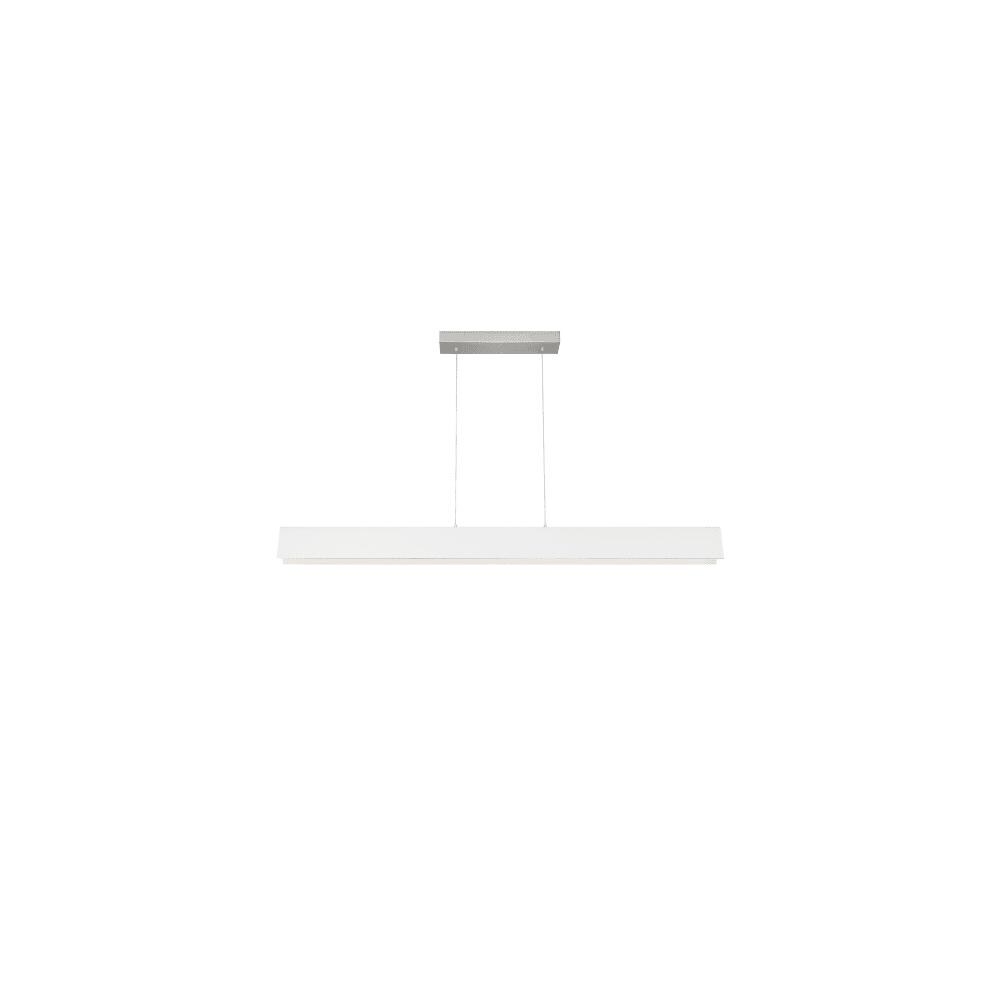 Tech Lighting 700LSDBS-LED9  Dobson Single Light 5" Wide 3000K LED Linear Chandelier (White Ash / 3000K) - Chandeliers For Bedrooms by Overstock.com