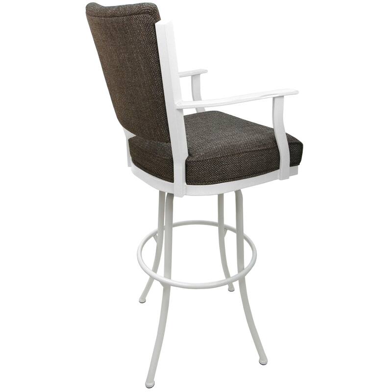 Swivel Extra Tall 34" (35") Metal Bar Stool Montana on Noam Base - 34" Seat