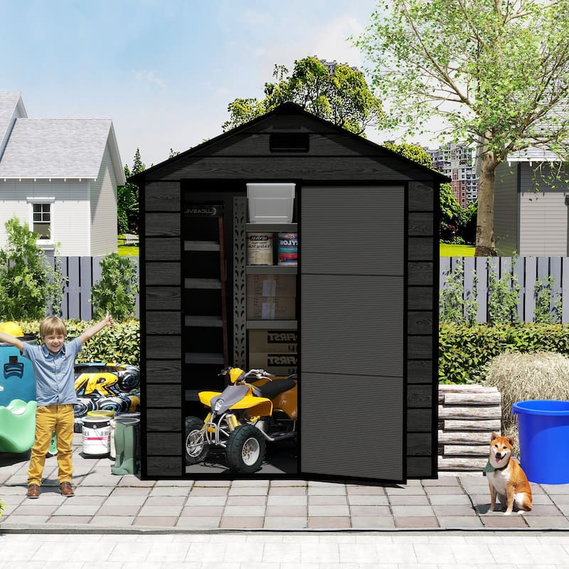 6*6FT Resin High Quality pp Material Storage Shed