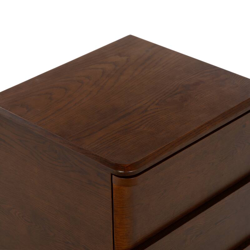 SAFAVIEH Couture Guillermo 3-Drawer Wood Nightstand