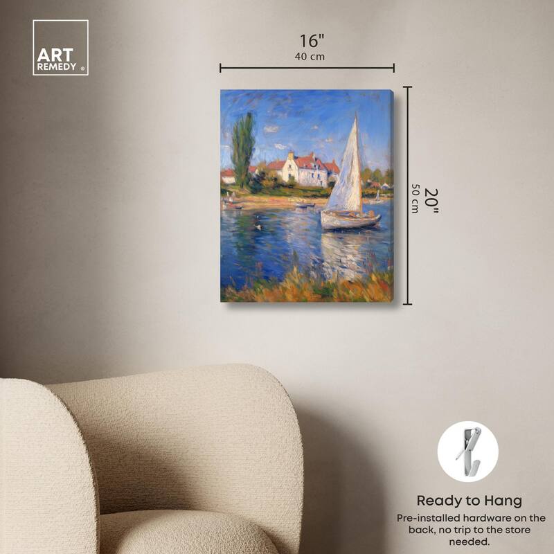 Bayside Calm I Canvas by Art Remedy, Gallery Wrapped
