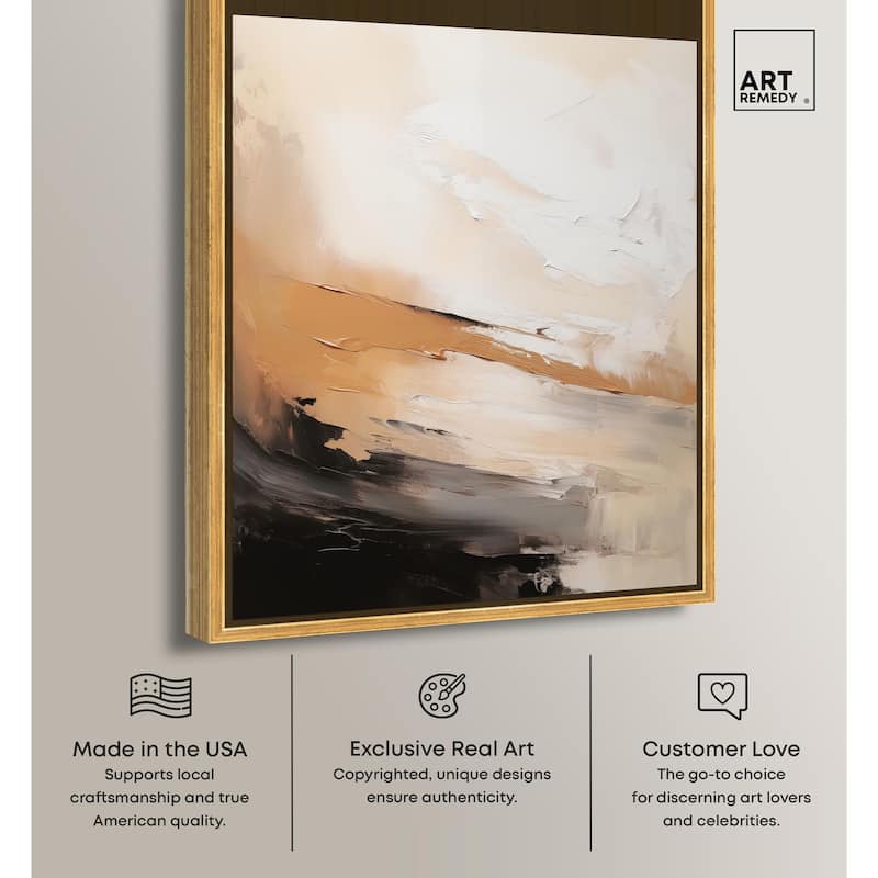 Baked Clay III Canvas by Art Remedy