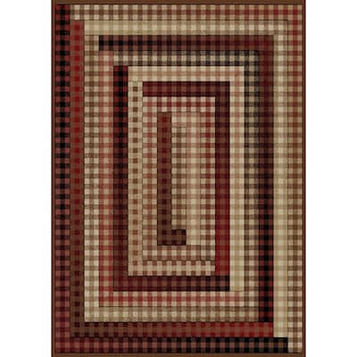 Hearthside Countryside Cottage Lodge Area Rug