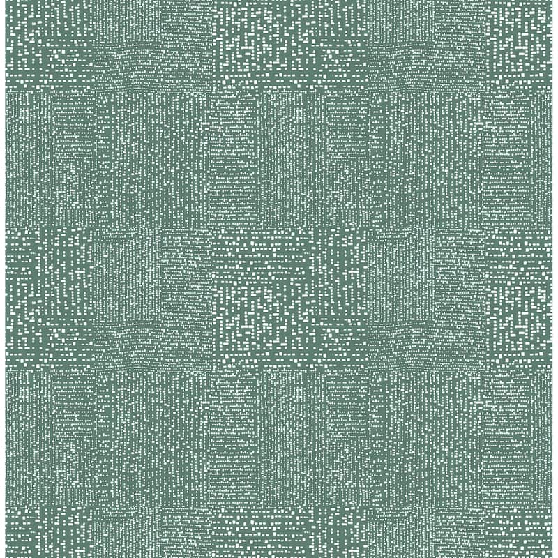 A-Street Prints Zenith Green Abstract Geometric Wallpaper