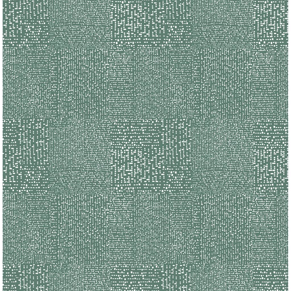 A-Street Prints Zenith Green Abstract Geometric Wallpaper