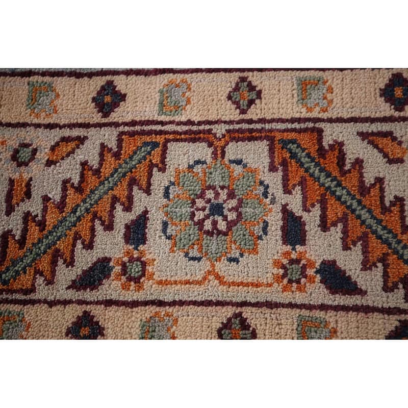 Oushak Oriental Area Rug Hand-Knotted Wool Carpet - 7'7"x 9'10"