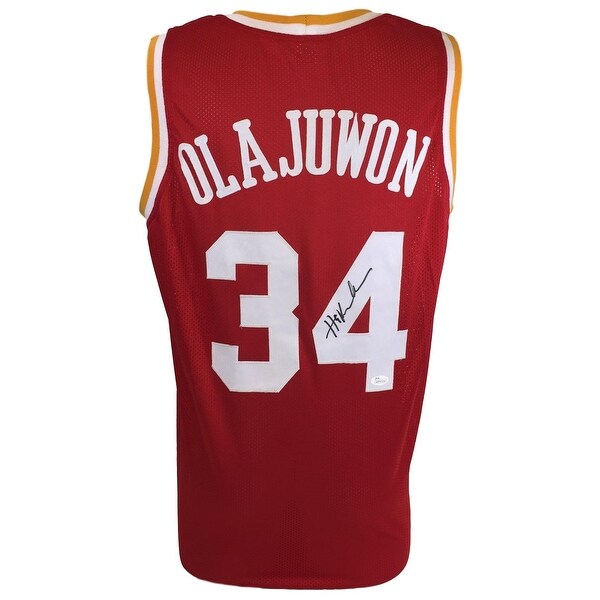 hakeem olajuwon autographed jersey