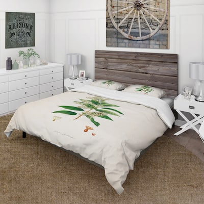Designart 'Vintage Botanicals XVII' Farmhouse Duvet Cover Set