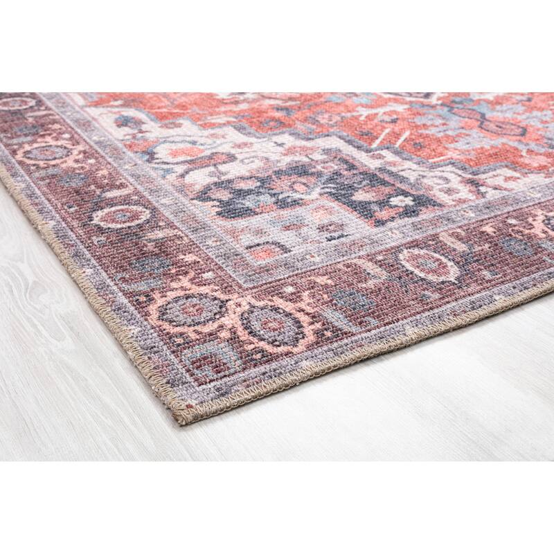 VER02 Vera Collection Multi Power Loomed Indoor Area Rug
