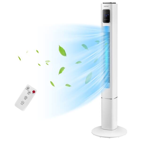 Portable 48''Oscillating Standing Tower Fans w/3 Speeds Remote Control