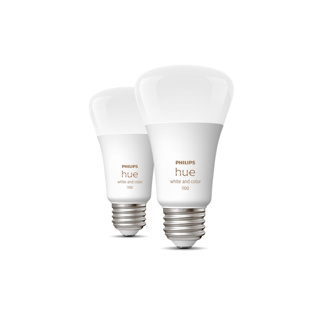 Philips Hue White and Color Ambiance A19 75W Smart Bulbs (2-pack), White - On Sale - Overstock 35639539