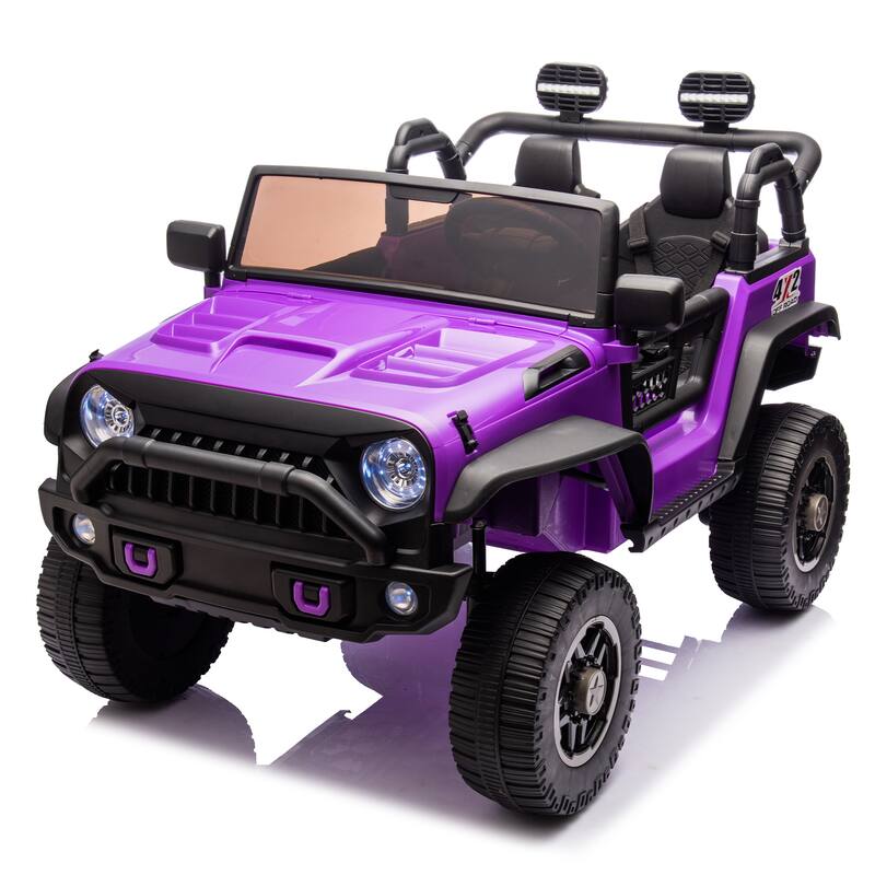 24V Ride-On Truck for Kids with Dual 200W Motors, Remote Control, Bluetooth & LED Lights