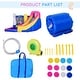 preview thumbnail 5 of 7, Outsunny Kids Bounce Castle House Inflatable Trampoline Water Slide Pool Climbing Wall 5 in 1 with Inflator for Kids Age 3-8