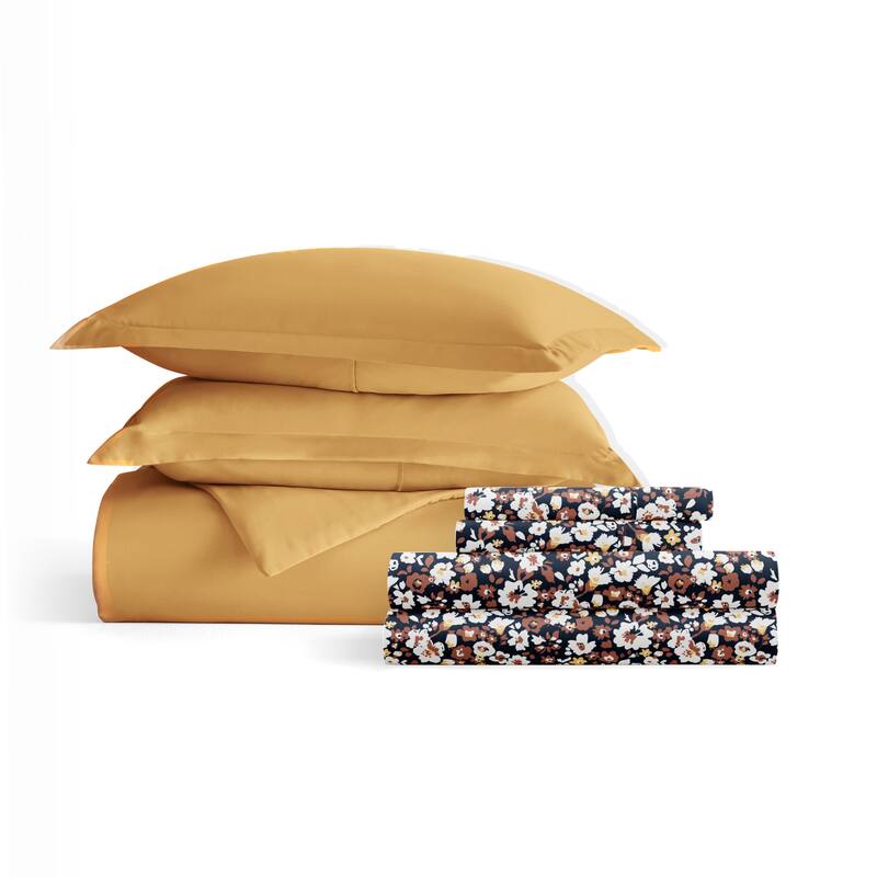 8pc Solid Duvet Bundle